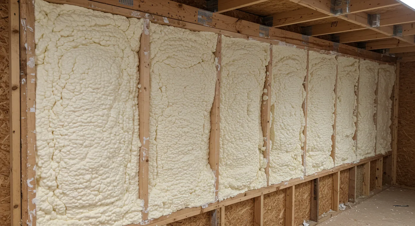 open spray foam insulation